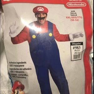 Super Mario adult costume brand new